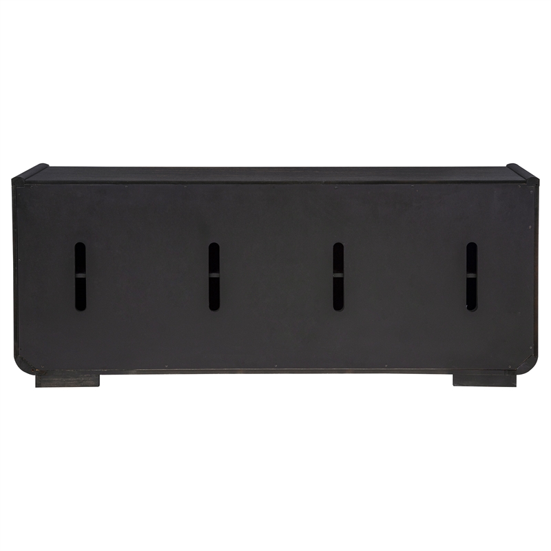 Coaster Leandro Wood TV Stand Media Console for TVs up to 77