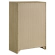 Coaster Hendricks 5-Piece Wood Queen Bookcase Bedroom Set in Light Oak