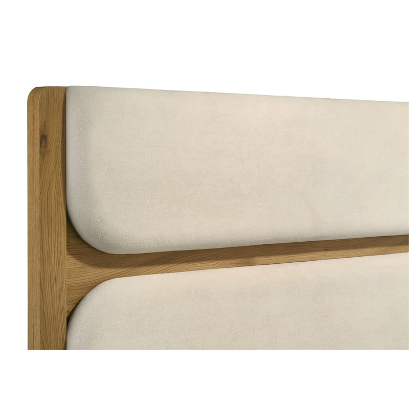 Coaster Bennett 4-Piece Wood California King Bedroom Set in Light Oak/Cream