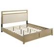 Coaster Hendricks 4-Piece Wood California King Bedroom Set in Light Oak