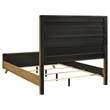 Coaster Bennett 4-Piece Wood Queen Bedroom Set in Light Oak/Cream