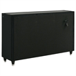 Coaster Lorient 5-Piece Velvet Eastern King LED Bedroom Set in Black