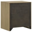 Coaster Hendricks 4-Piece Wood Queen Bookcase Bedroom Set in Light Oak