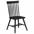 Coaster Hamlyn 5-Piece Round Wood Dining Set with Spindle Chair in Black