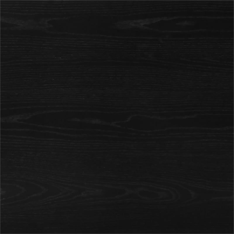 Coaster Decker 7-Piece 82-Inch Wood Dining Set with Spindle Chair in Black