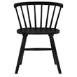 Coaster Decker 7-Piece 82-Inch Wood Dining Set with Spindle Chair in Black
