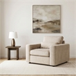 Coaster Amador Chenille Upholstered Track Arm Accent Chair in Camel
