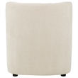 Coaster Duvall Contemporary Fabric Deep-Seated High-Back Accent Chair in Beige