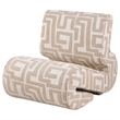 Coaster Eimer Contemporary Geometric Fabric Jacquard Accent Chair in Camel