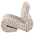 Coaster Eimer Contemporary Geometric Fabric Jacquard Accent Chair in Camel