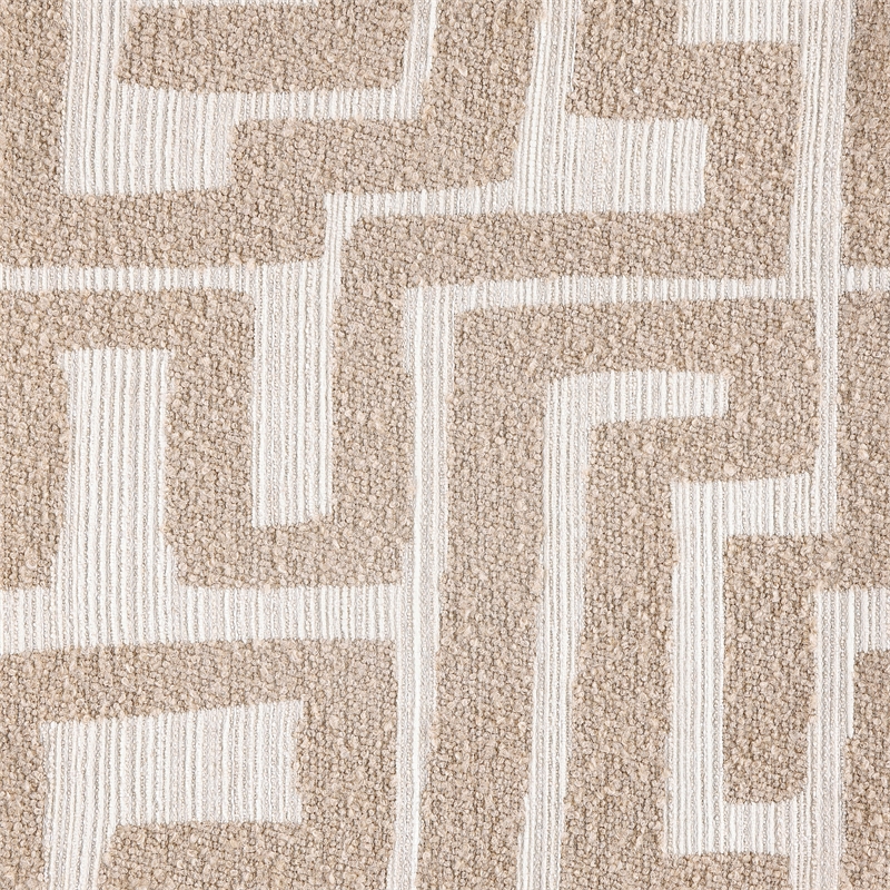 Coaster Eimer Contemporary Geometric Fabric Jacquard Accent Chair in Camel