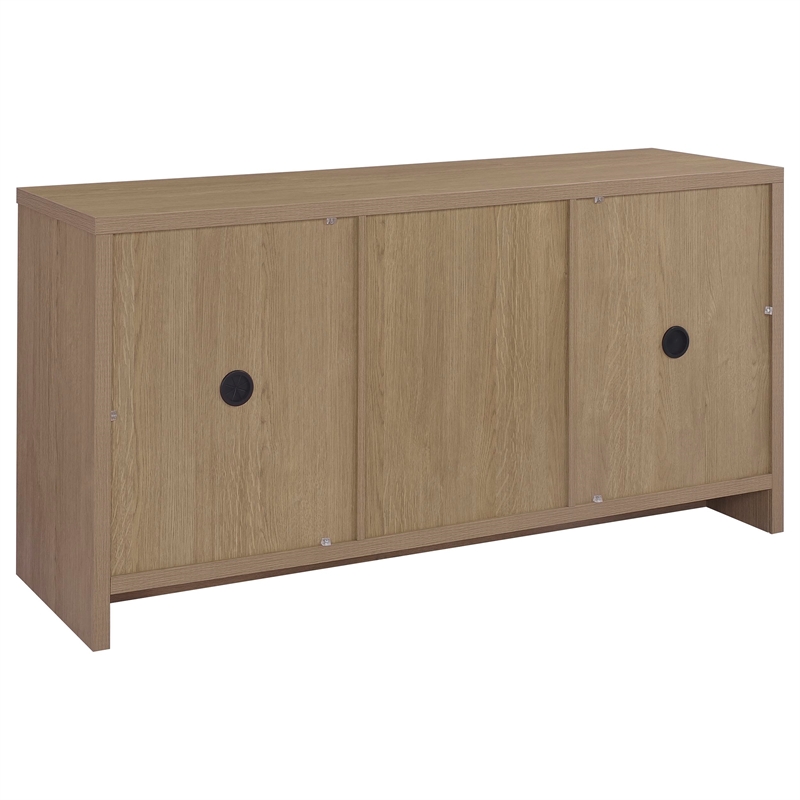 Coaster Amery Engineered Wood 3-drawer Accent Storage Cabinet Console in Latte