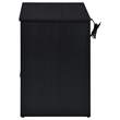 Coaster Fabre Engineered Wood Extendable Top Bedside Table in Black Ash