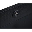 Coaster Fabre Engineered Wood Extendable Top Bedside Table in Black Ash