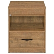 Coaster Fabre Engineered Wood Extendable Top Bedside Table in Brown