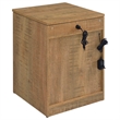 Coaster Fabre Engineered Wood Extendable Top Bedside Table in Brown