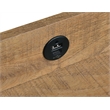 Coaster Fabre Engineered Wood Extendable Top Bedside Table in Brown