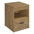 Coaster Fabre Engineered Wood Extendable Top Bedside Table in Brown