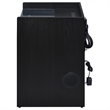 Coaster Furda Engineered Wood LED Bedside Table with Speaker in Black
