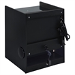 Coaster Furda Engineered Wood LED Bedside Table with Speaker in Black