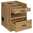 Coaster Furda Engineered Wood LED Bedside Table with Speaker in Brown