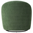 Coaster Leon Contemporary Chenille Upholstered Swivel Accent Chair in Green