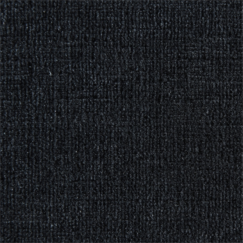 Coaster Leon Contemporary Chenille Upholstered Swivel Accent Chair in Black