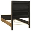 Coaster Bennett 5-Piece Mid-Century Modern Wood Twin Bedroom Set in Light Oak