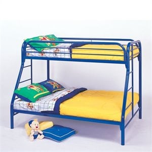 coaster tracey twin over full metal bunk bed