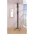 Collier 12 Hook Freestanding Coat Rack Hat Hanger Black