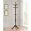 Achelle 11 Hook Freestanding Coat Rack Hat Hanger Tobacco