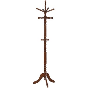 coaster traditional coat rack with spinning top