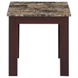 Coaster Rhodes 3-piece Wood Faux Marble Top Occasional Set Brown