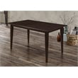 Gabriel Rectangular 59-inch Wood Dining Table Cappuccino