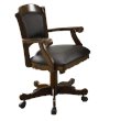 Coaster Turk Arm Chair with Casters in Tobacco
