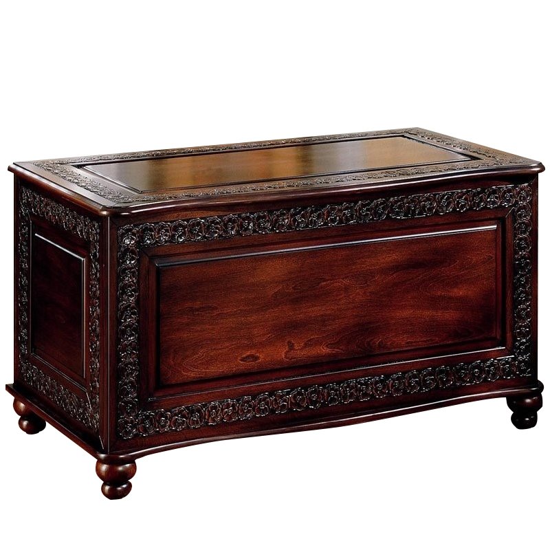 Coaster Traditional Cedar Chest With Carving And Bun Feet 900012 Coaster Traditional Cedar Chest With Carving And Bun Feet