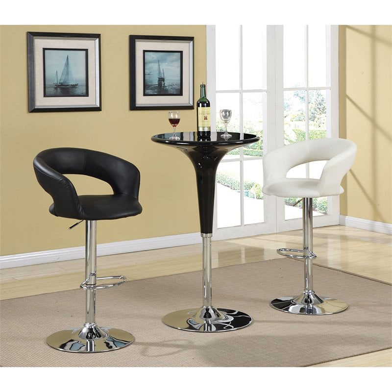 Faux leather best sale adjustable bar stools