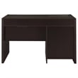 Halston 47-inch 2-drawer Office Desk with Cabinet Cappuccino