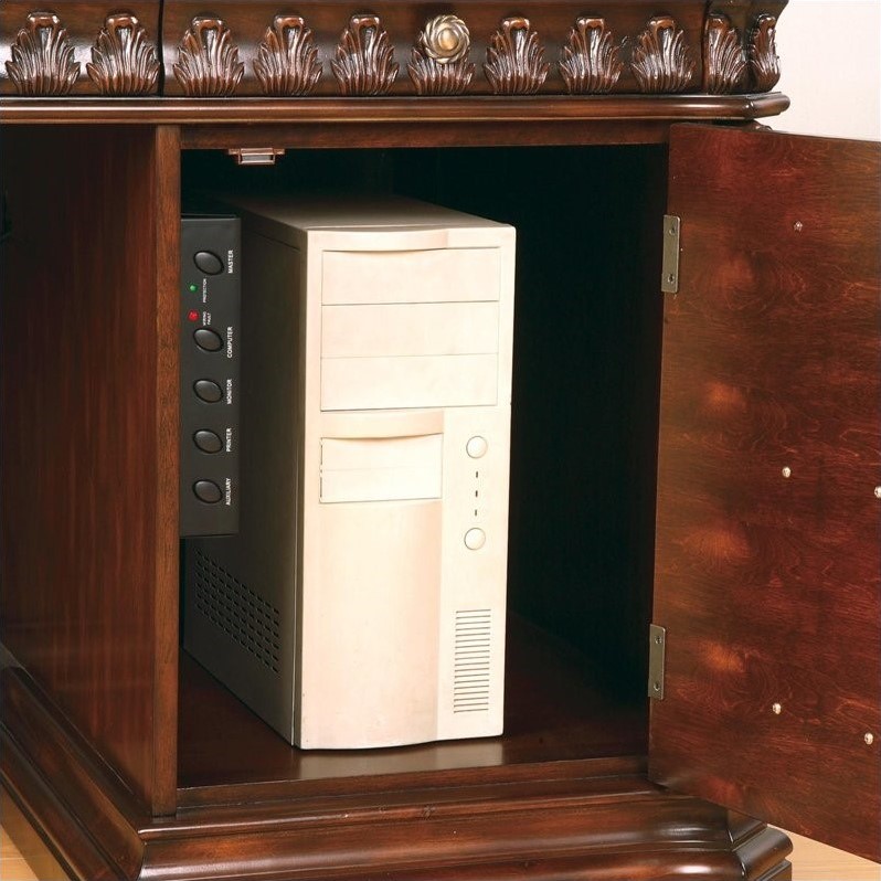 Coaster Union Hill Credenza And Hutch In Rich Brown 800801 Kit Coaster Union Hill Credenza And Hutch In Rich Brown