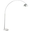 Coaster Contemporary Arched Floor Lamp in Chrome