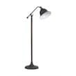 Eduardo 54-inch Bell Down Bridge Floor Lamp Dark Bronze