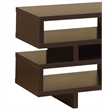 Coaster Parker Wood TV Console with 5 Open Compartments in Cappuccino