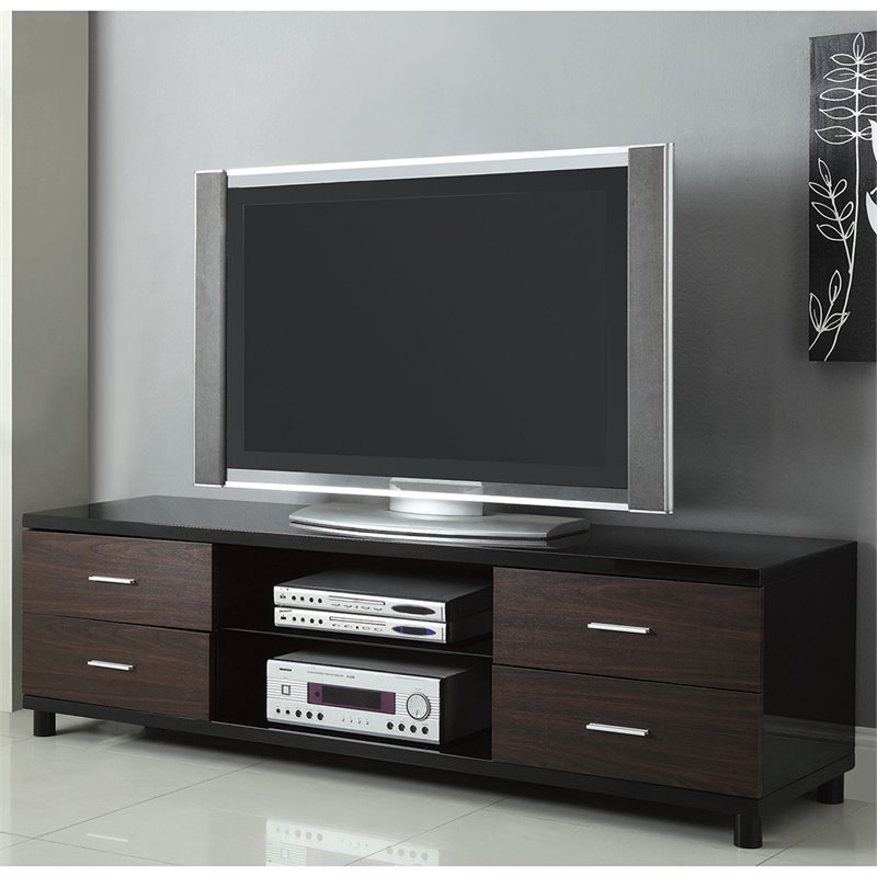 Coaster Caleb 4-drawer Wood TV Console for TVs up to 75