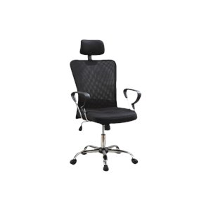 coaster air mesh executive office chair in black