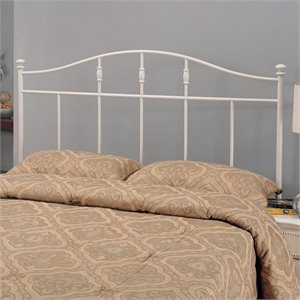 coaster spindle headboard in white