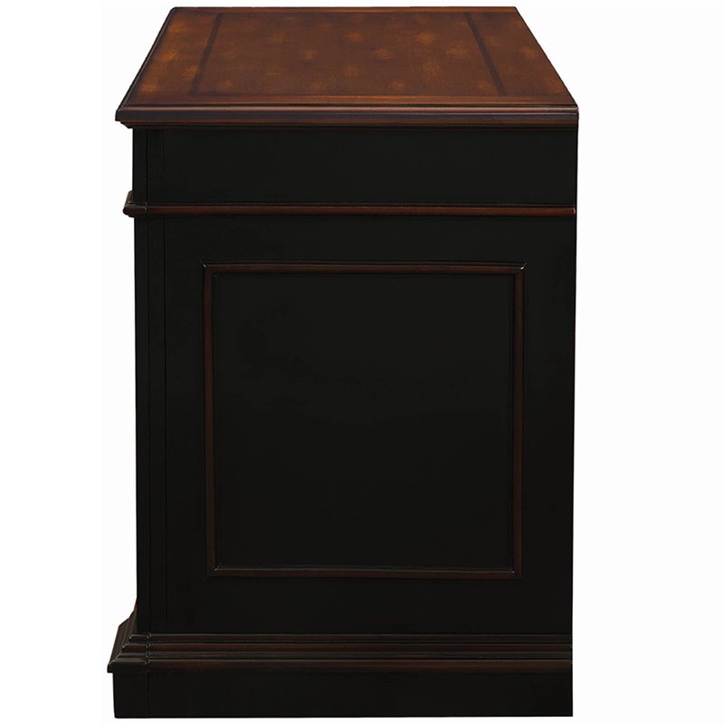 Coaster Rowan 2 Drawer Lateral File Cabinet In Black And Chestnut