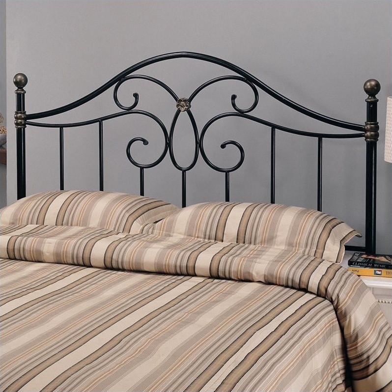 Coaster Bailey Full/Queen Metal Headboard in Black/Bronze