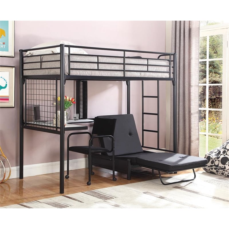 Bunk bed with fashion chair