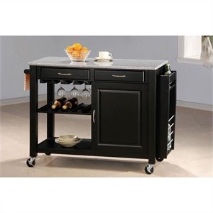 Coaster Kitchen Carts with Granite Top