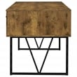 Coaster Analiese 63-inch 4-drawer Engineered Wood Writing Desk in Rustic Nutmeg